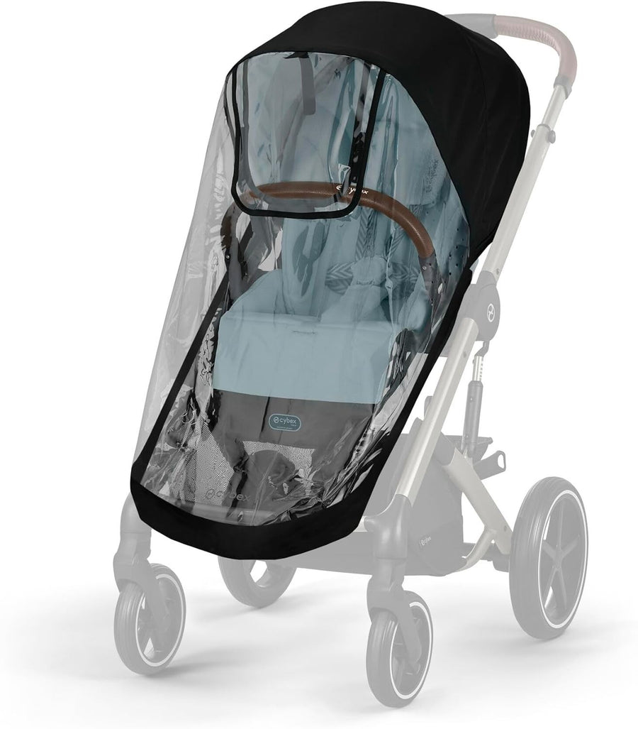 Pram Raincover Transparent Weather Shield Zip Window Air Vents