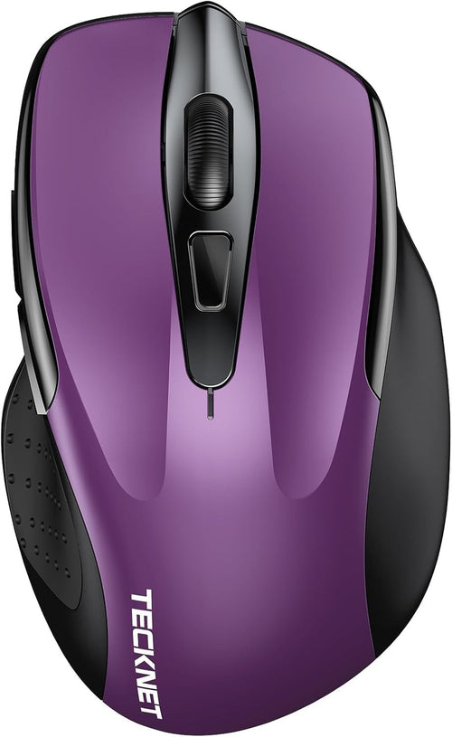 Quiet Bluetooth Wireless Mouse 4800DPI Ergonomic Rechargeable for Laptop PC