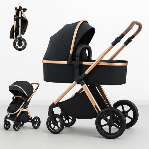 Lightweight Foldable Baby Pushchair Compact Travel Stroller Recline 0–3Y