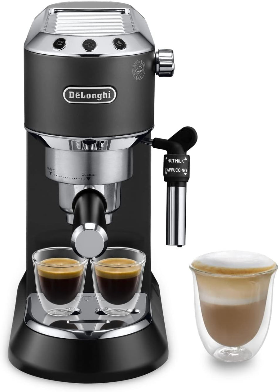 Compact Espresso & Cappuccino Coffee Machine | 15 Bar Pressure