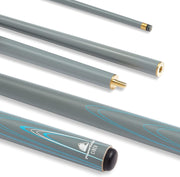 57" Fibreglass Snooker Pool Cue 2 Piece 10mm Tip Brass Joint 18oz 19oz