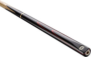 Hand Spliced 3/4 Snooker Cue 58in Ash Shaft Ebony Splice Pro Feel