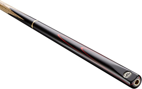 Hand Spliced 3/4 Snooker Cue 58in Ash Shaft Ebony Splice Pro Feel