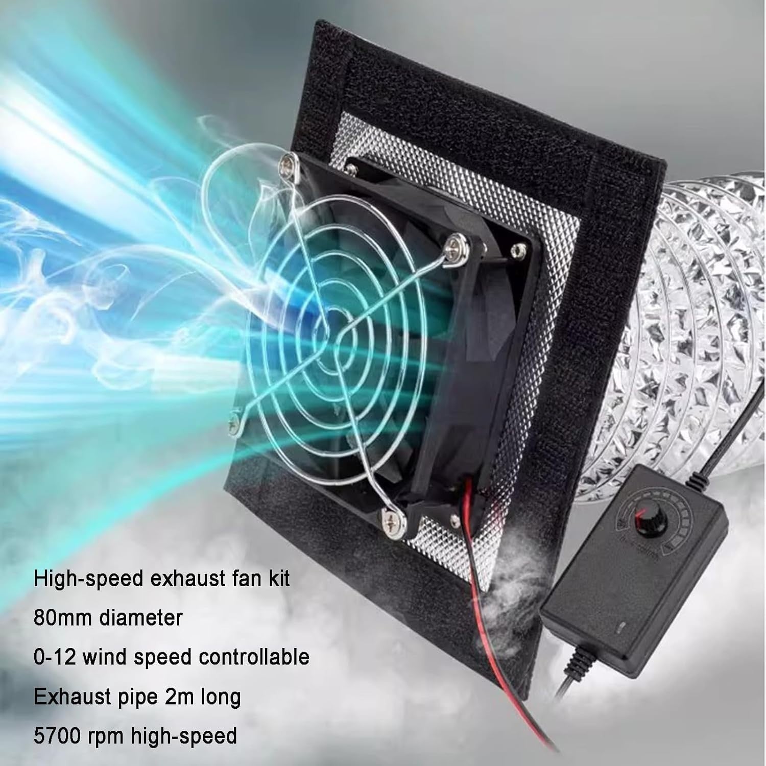 Resin 3D Printer Enclosure Tent 12V Fan Vent Dustproof Warm Box