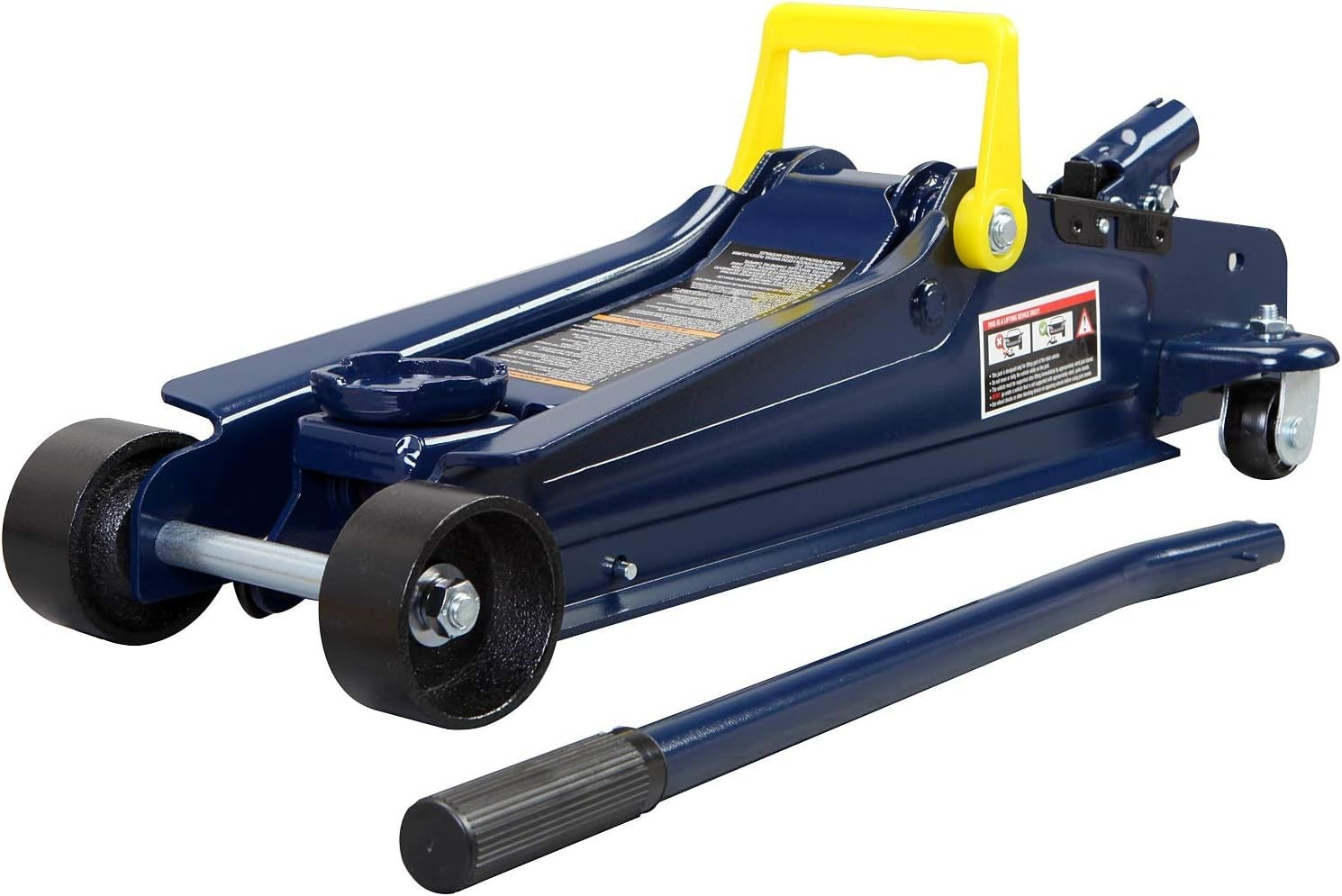 2.5 Ton Low Profile Hydraulic Trolley Jack 85–380mm Quick Lift Heavy Duty Steel