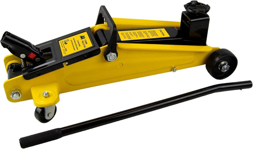 3 Ton Hydraulic Trolley Jack 190–535mm Heavy Duty Car SUV Lift with Adaptor