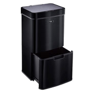 75L Dual Compartment Motion Sensor Kitchen Bin Stainless Steel