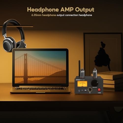 T5 V2.0 Mini Tube Headphone Amp 140Wx2 Bluetooth RCA Stereo HiFi