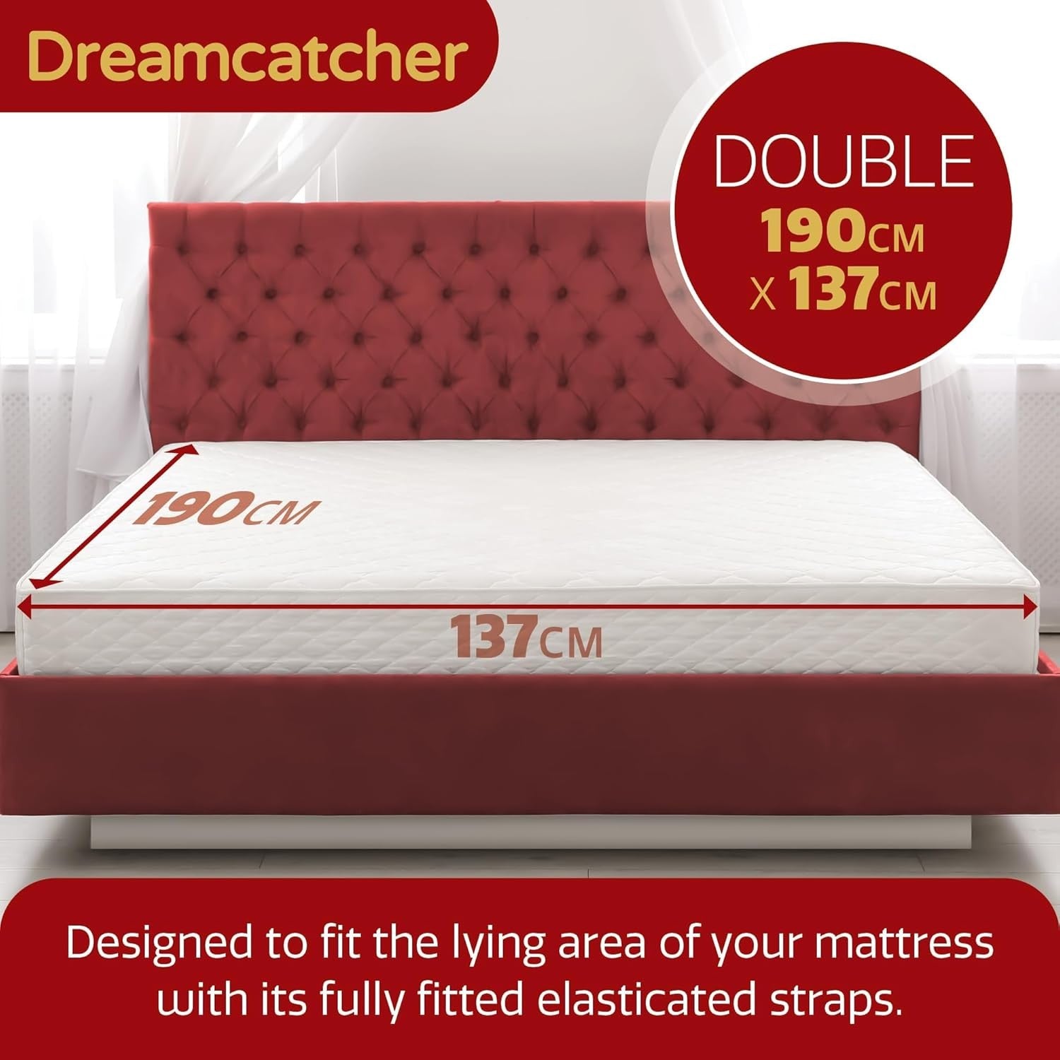 Double Electric Underblanket Fitted Mattress Cover Dual Control 3 Heat Washable