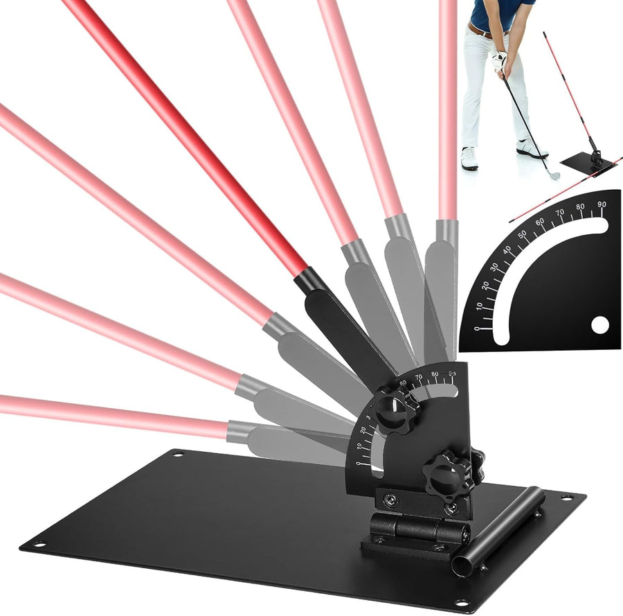 Golf Alignment Stick Holder Adjustable Swing Plane Trainer
