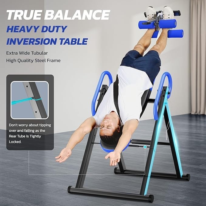 Heavy Duty Inversion Table Back Stretcher 300lb Adjustable