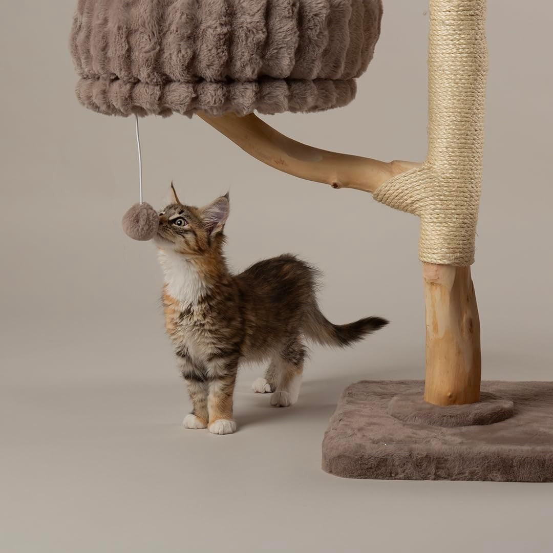 Luxury Large Cat Tree Scratching Tower Plush Beds Sisal Post Condo