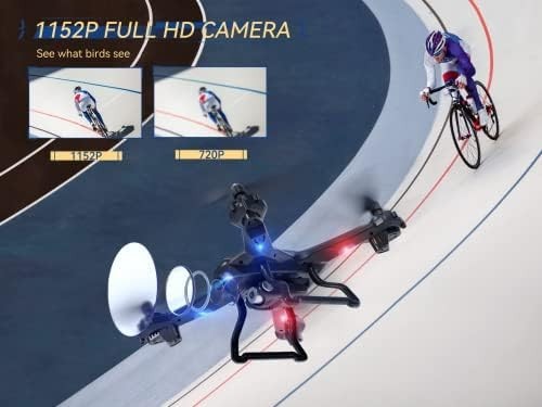 2K HD Drone Quadcopter Adults Kids Gesture Voice Control VR Ready RC