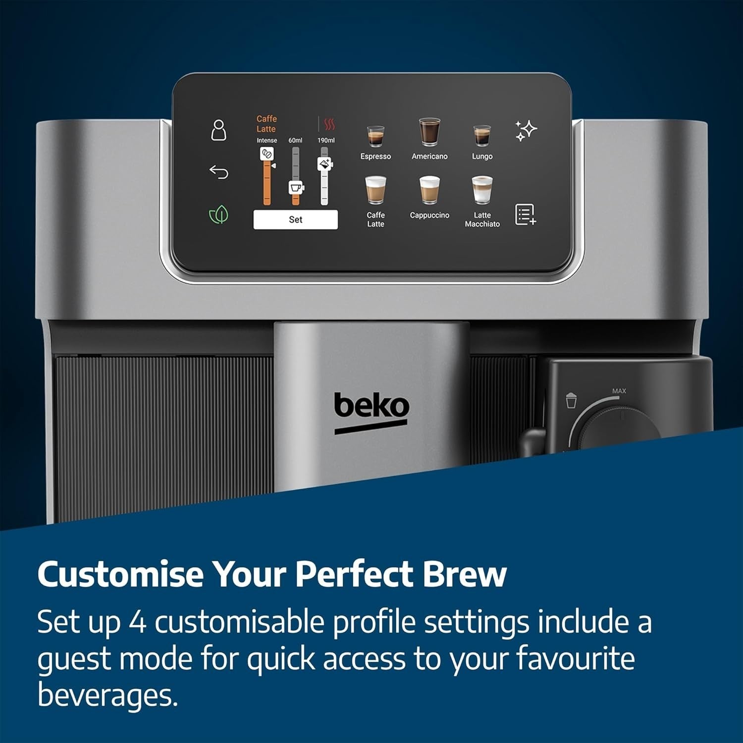Fully Automatic Bean-to-Cup Coffee Machine | Touchscreen | Milk System