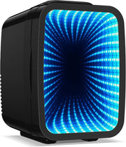 4L Mini Fridge Cooler & Warmer Portable LED AC/DC for Bedroom Car