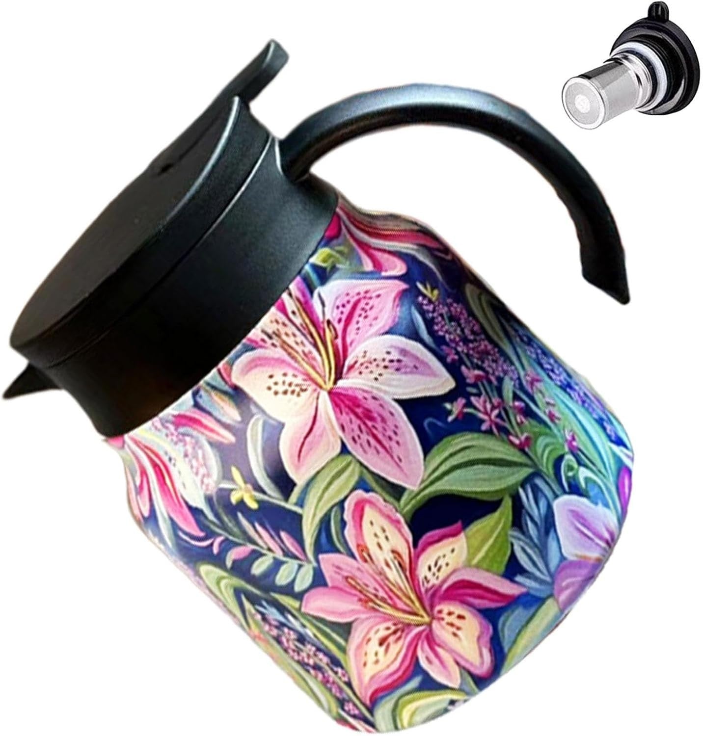 800ml Thermal Teapot Insulated Stainless Steel Tea Pot with Filter