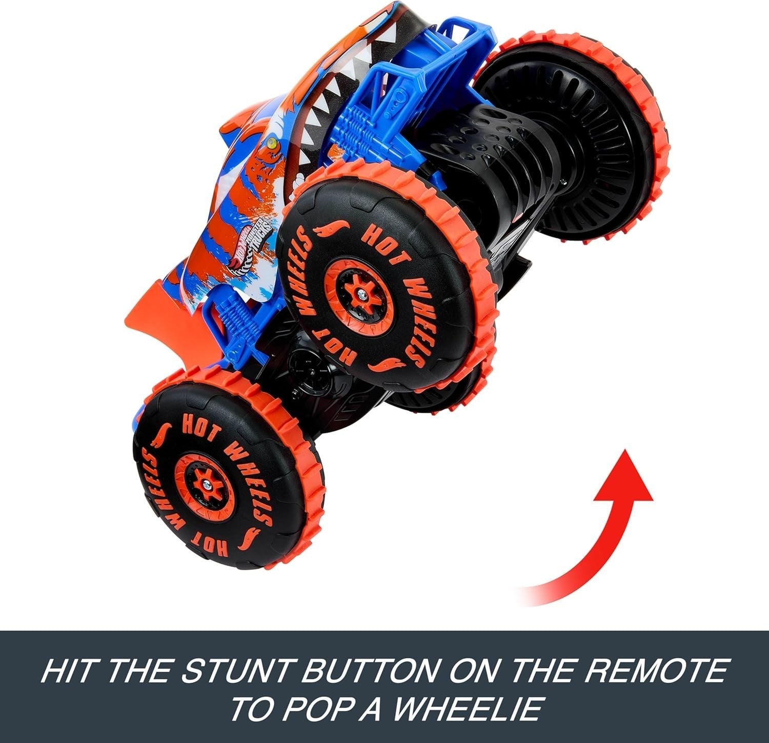 Tiger Shark RC Monster Truck – Remote Control Car w/ Climb, Spin & Stunt Modes