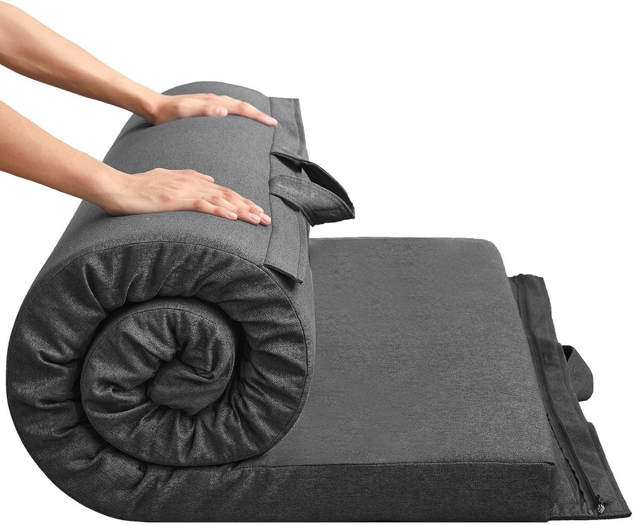 Luxury Foldable Futon Mattress 90x190cm Foam Camping Floor Bed Roll