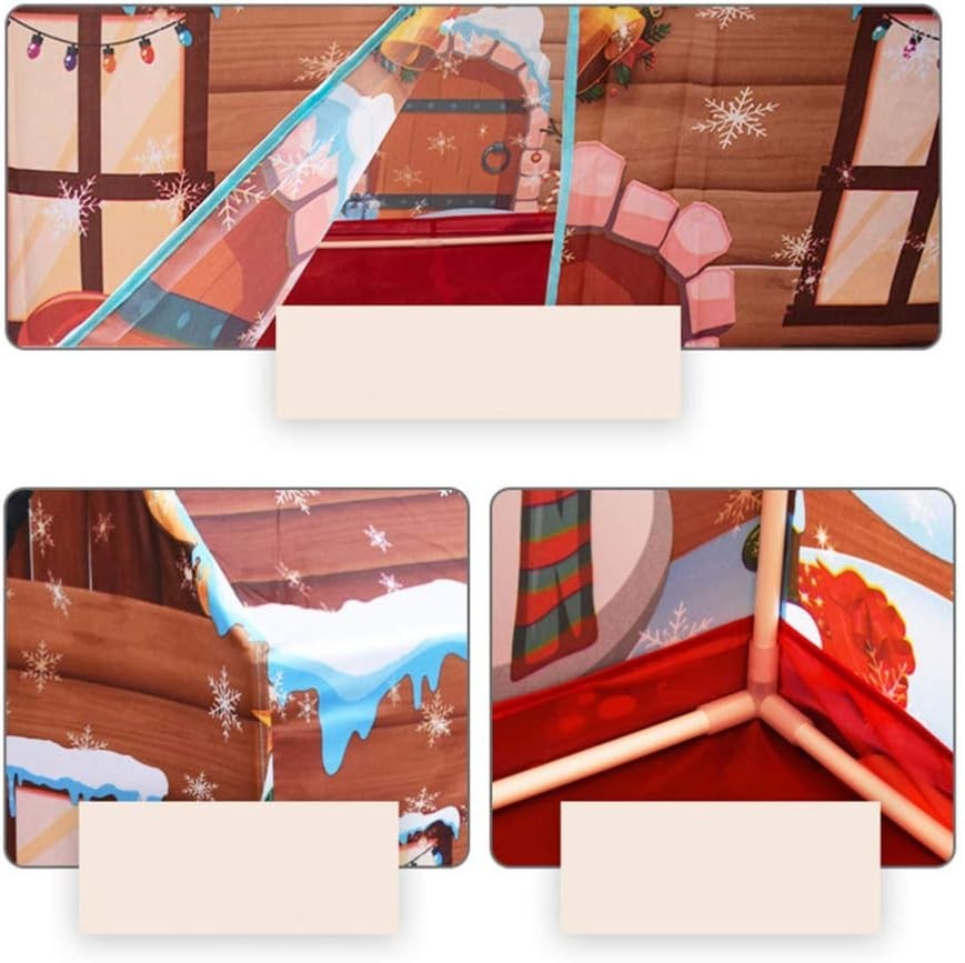 Kids Pop Up Play Tent Indoor Outdoor Christmas Playhouse Foldable