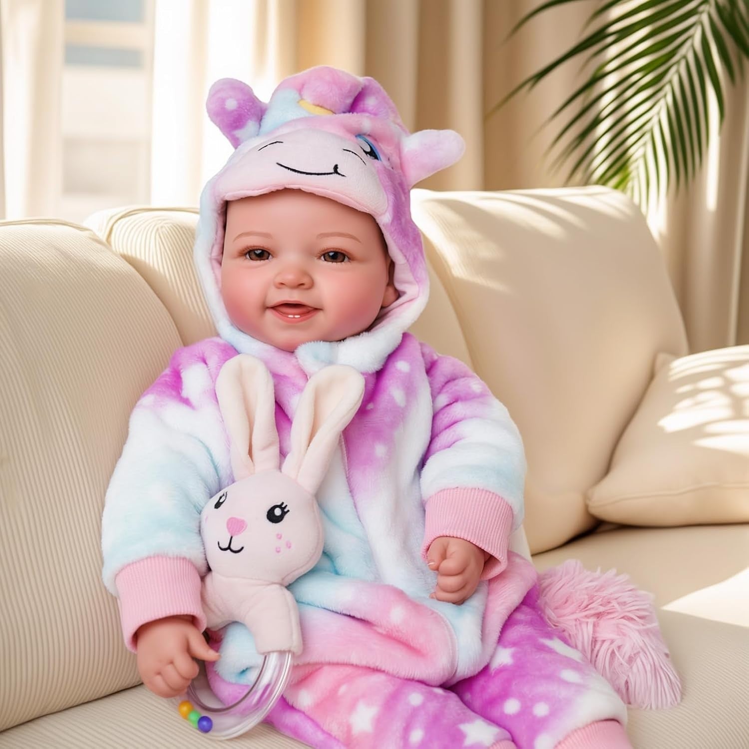17 Inch Lifelike Baby Doll Soft Body Realistic Newborn Toy Gift
