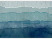 Large Abstract Ocean Wave Wallpaper Blue Grey Modern Wall Mural 400x280cm