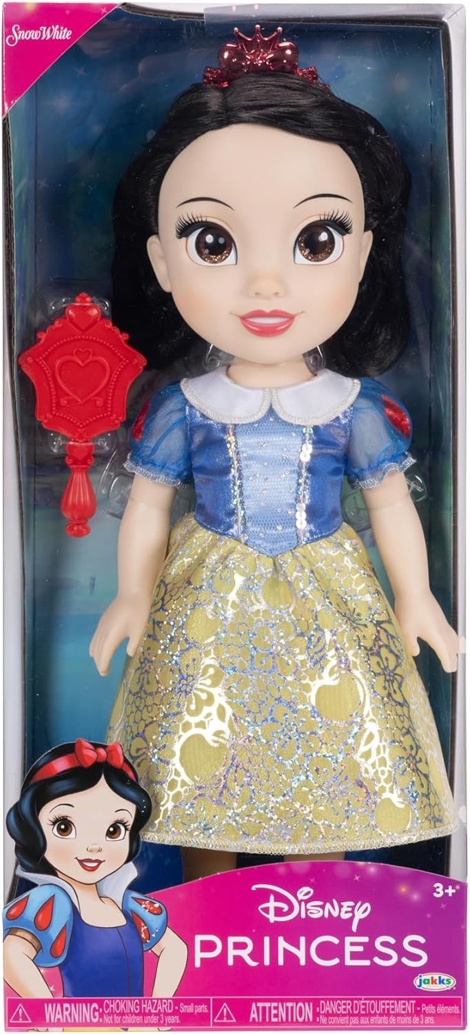 14in Princess Fashion Doll Glitter Eyes Shimmery Dress Tiara Brush