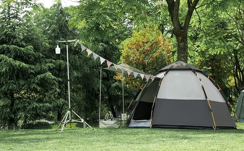 4-6 Person Pop Up Camping Tent Waterproof Instant Cabin Hexagon