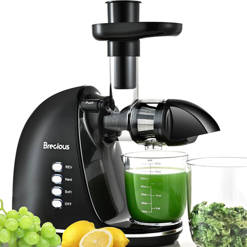 Cold Press Juicer Slow Masticating Quiet High Yield BPA Free Easy Clean