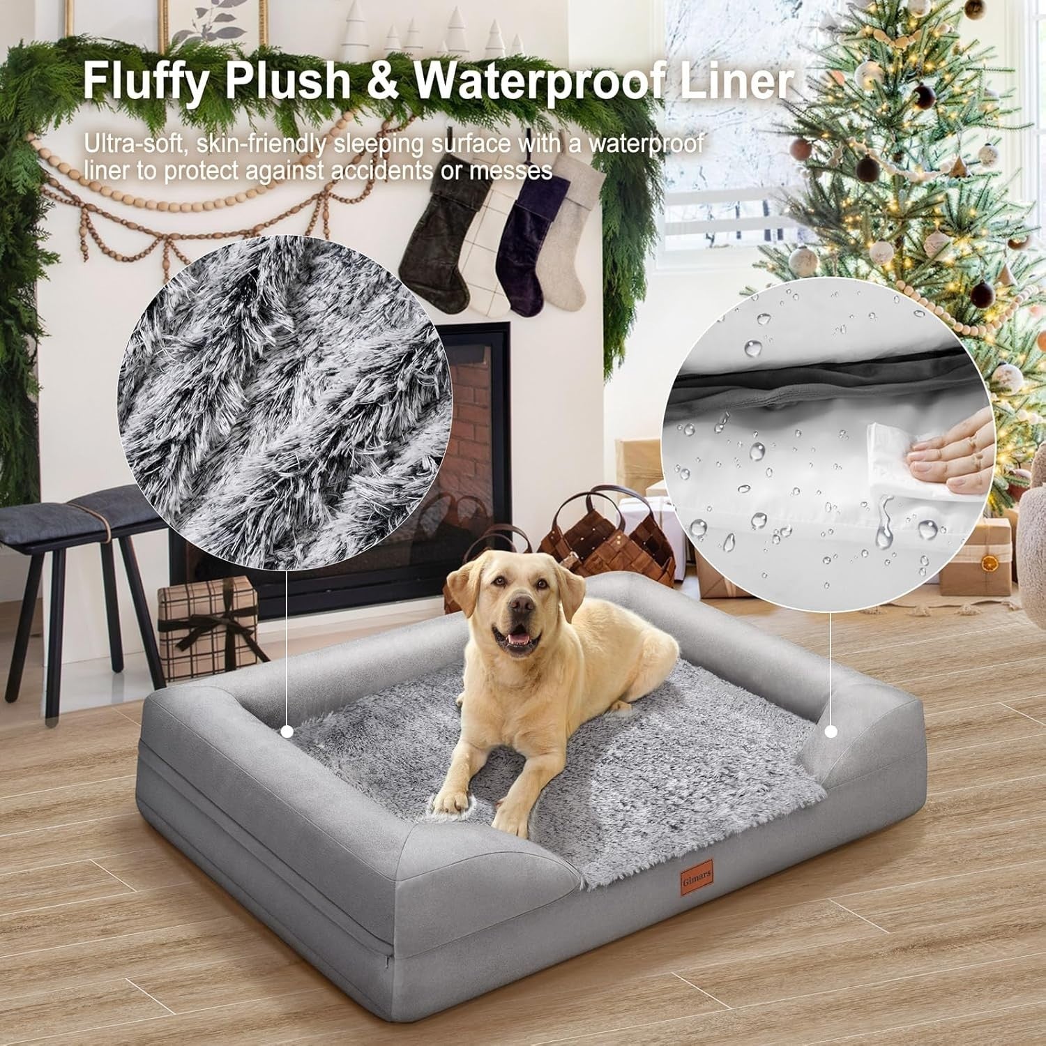 Orthopedic Dog Bed 9.5cm Memory Foam Sofa Washable