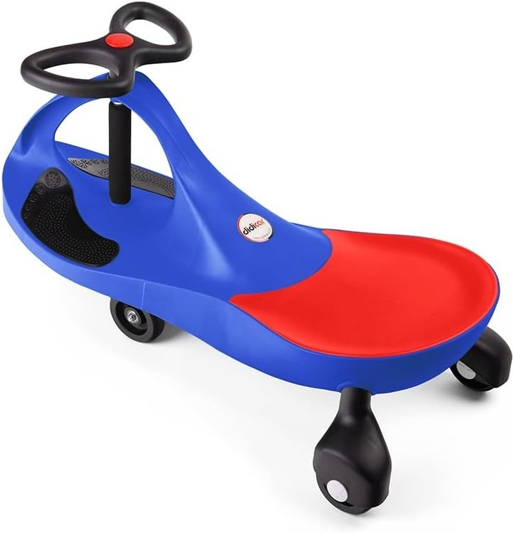 Kids Wiggle Car Ride On Scooter Steering Wheel Balance Toy Blue 120kg