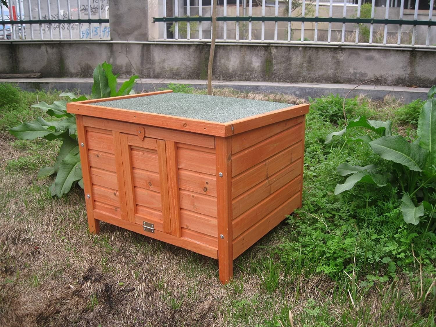 Extra Large Rabbit Hide House Outdoor Guinea Pig Shelter Wooden Run