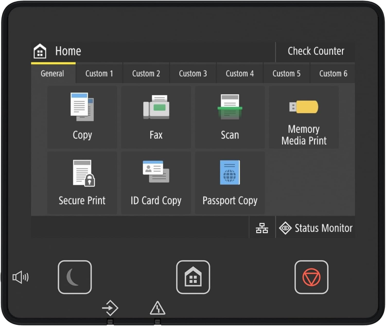 All-In-One Colour Laser Printer Wi-Fi A4 Print Copy Scan Fax 33ppm Duplex