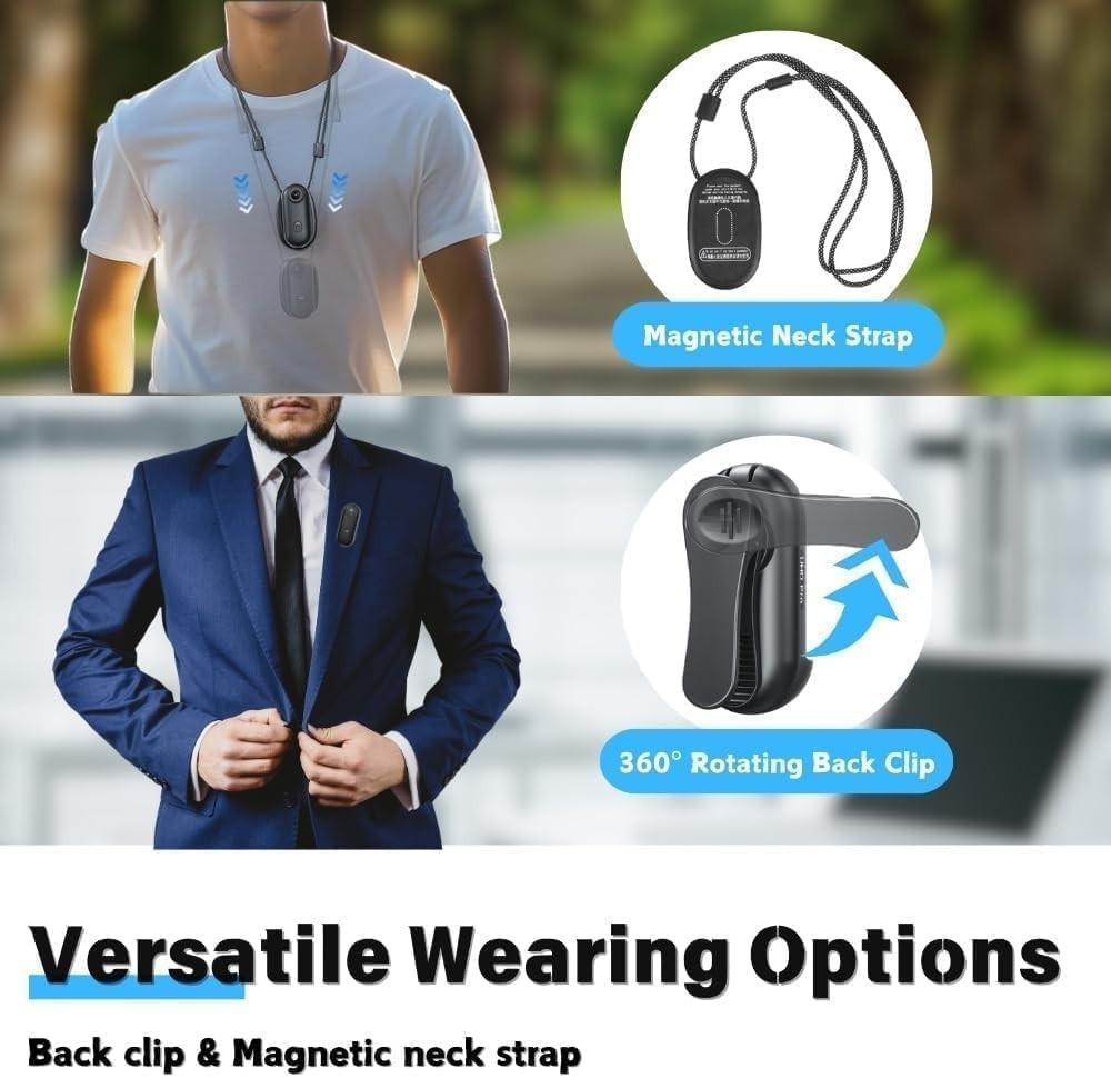 4K Mini Body Camera Wearable POV Action Cam Waterproof Magnetic
