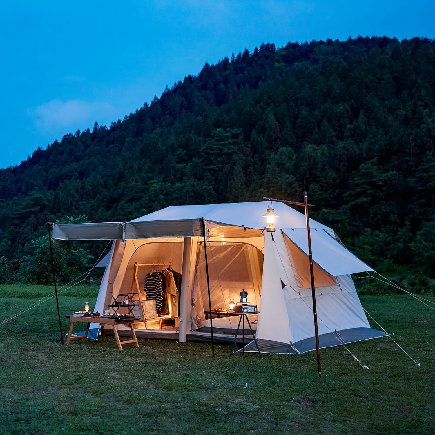 Pop Up Camping Tent 2 4 6 8 Man Waterproof Automatic Setup