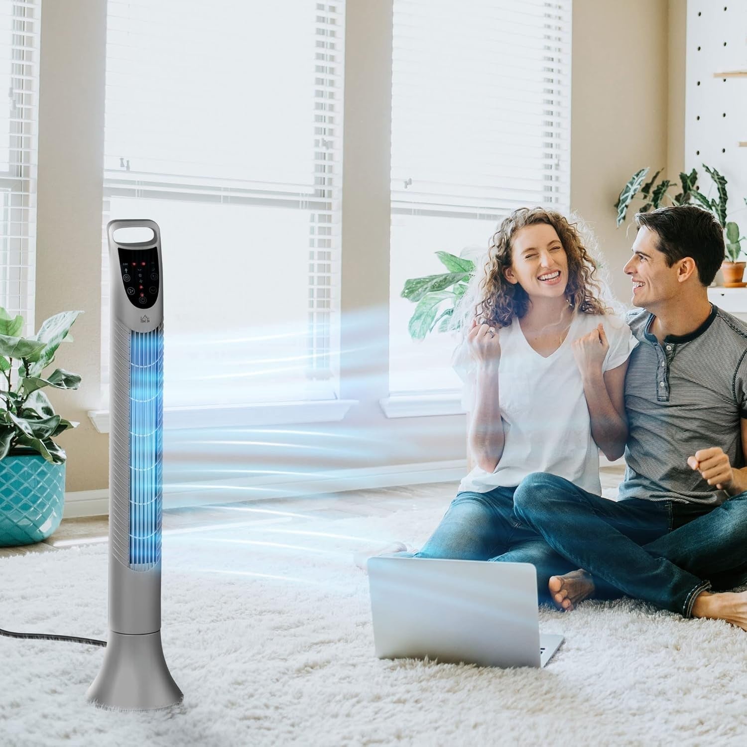 36-Inch Tower Fan – 3-Speed Freestanding Cooling Fan with Timer & Remote Control