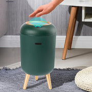 10L Smart Touchless Bathroom Bin Waterproof Sensor Green