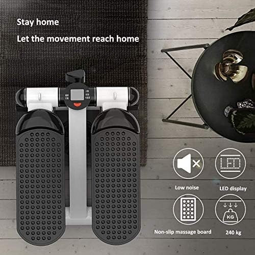 Under Desk Elliptical Stepper Quiet Hydraulic Pedal Exerciser Home Office