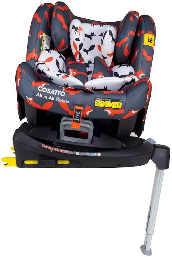 360° Swivel Spin Car Seat ISOFIX i-Size 0–12 Years 0–36kg Stages