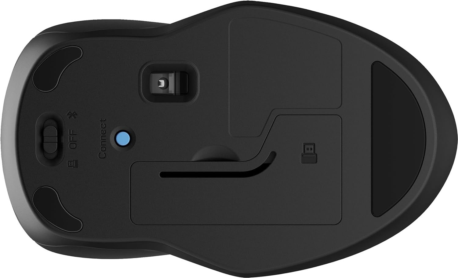 Dual Mode Wireless Mouse Bluetooth 2.4GHz Multi Device PC Laptop Silent Click