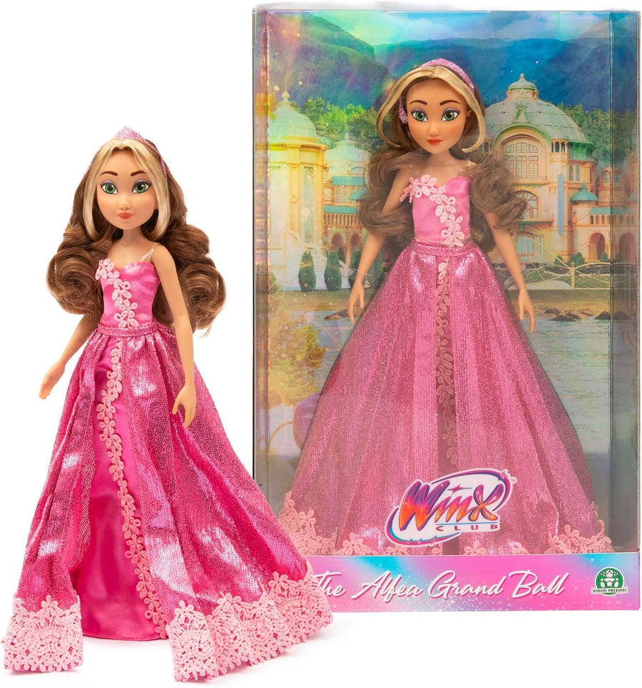 Fairy Princess Doll Pink Ball Gown Tiara Articulated Collectible