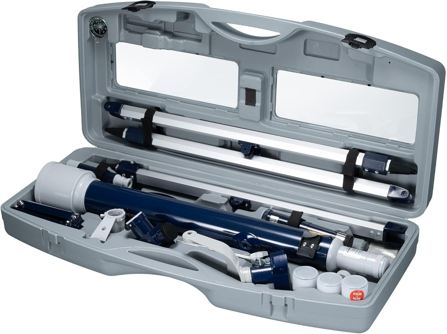 Junior 60/700 AZ Refractor Telescope Blue High Power Kids Astronomy