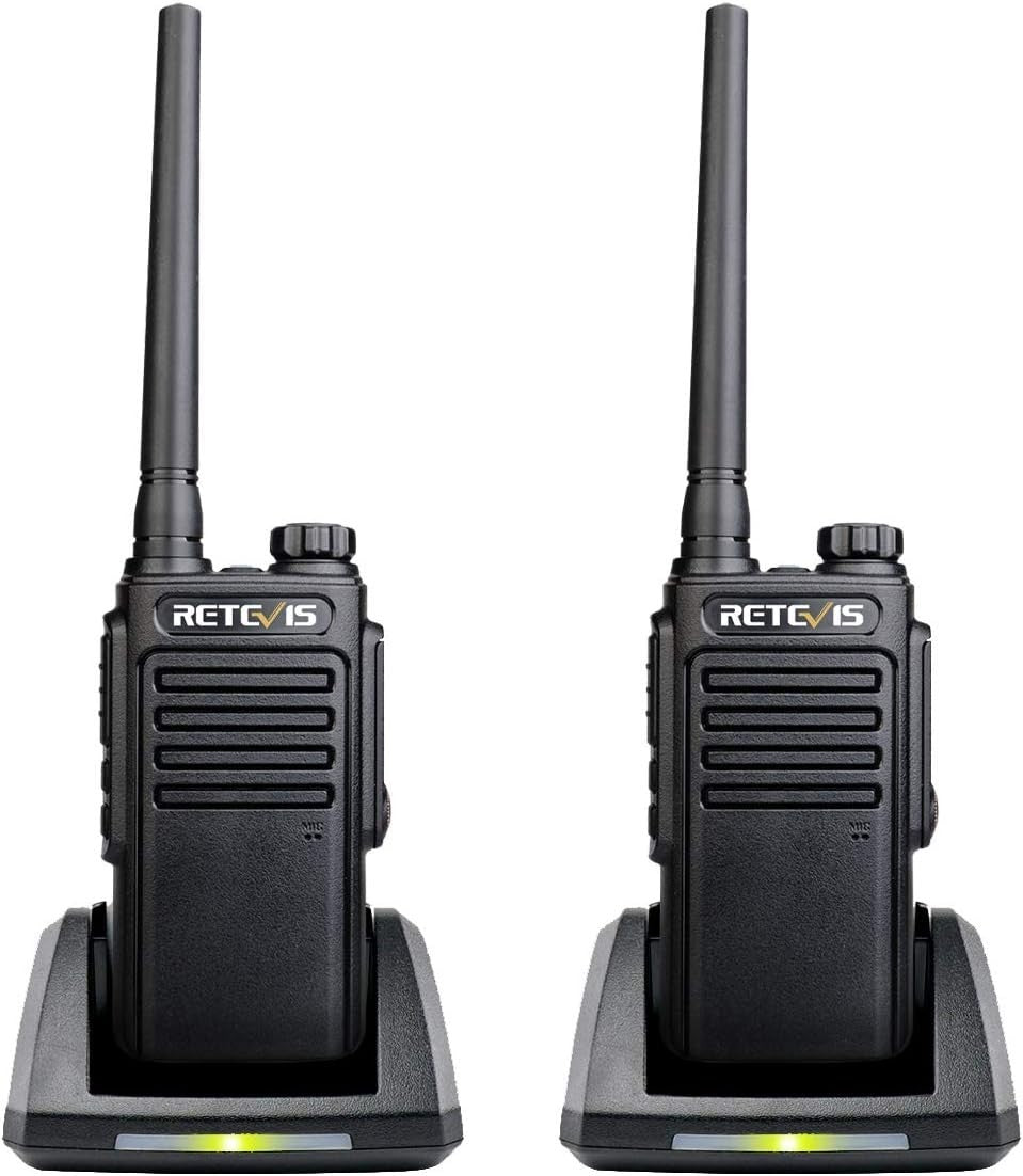 IP67 Waterproof Walkie Talkies 2 Pack Rechargeable VOX PMR446 Radio