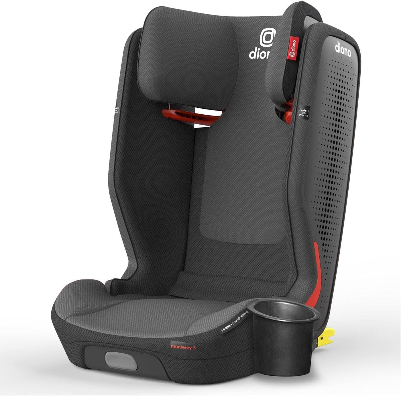 i-Size High Back Booster Car Seat ISOFIX Foldable Travel Compact