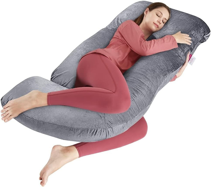 Pregnancy Pillow Full Body Support Maternity Side Sleeper Soft Washable