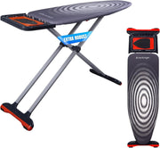 Extra Wide Ironing Board XL 127x46cm Adjustable Height Steam Holder