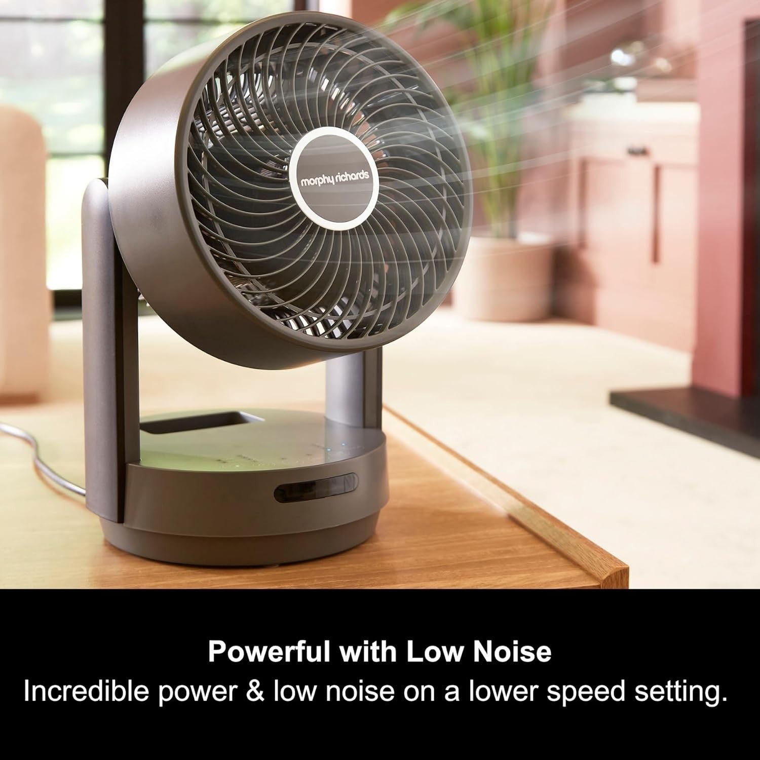 Air Circulator Desktop Fan – 3 Speed Remote Control Touch Panel 60° Oscillation