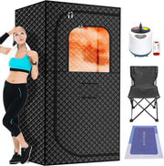 Portable Steam Sauna Tent Home Spa XL Full Body Detox Steamer 2.6L 1500W Fast