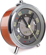 Retro Speedometer Alarm Clock Vintage Car Gauge Desk Clock Collectors