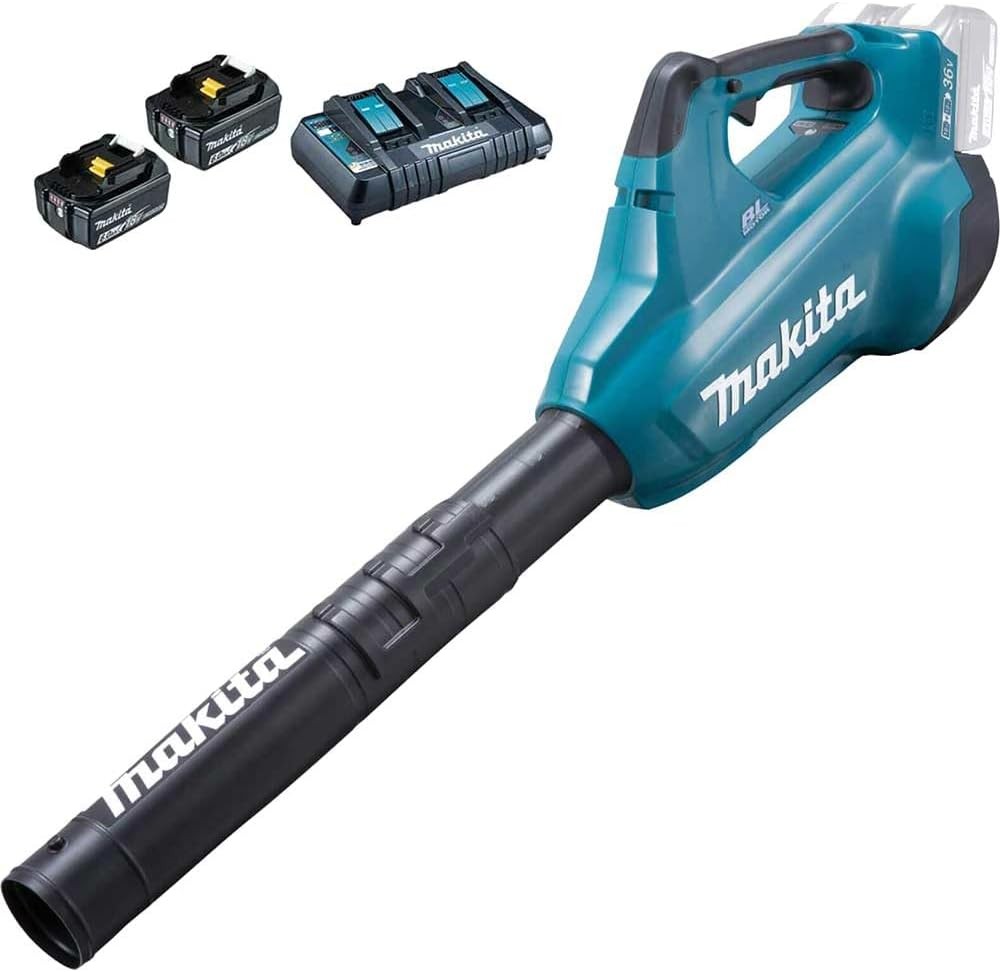 36V Cordless Leaf Blower Dual Battery Variable Speed Lightweight Garden Tool