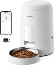 Automatic Cat Feeder WiFi App Control Rechargeable 2L Food Dispenser